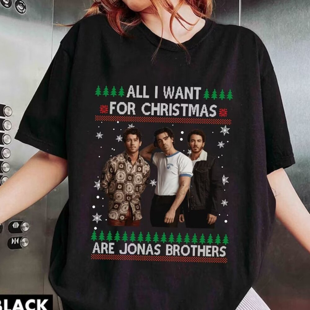 Color Jonas Brothers Christmas Shirt Jonas Brothers Shirt